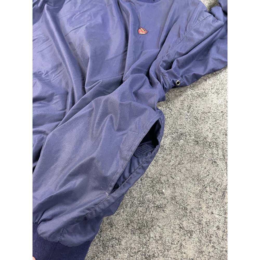 Vtg Polo Ralph Lauren Nylon Windbreaker Pullover Navy Mens Medium Made in USA - Picture 7 of 11